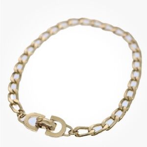 Dior Gold Chain Bracelet